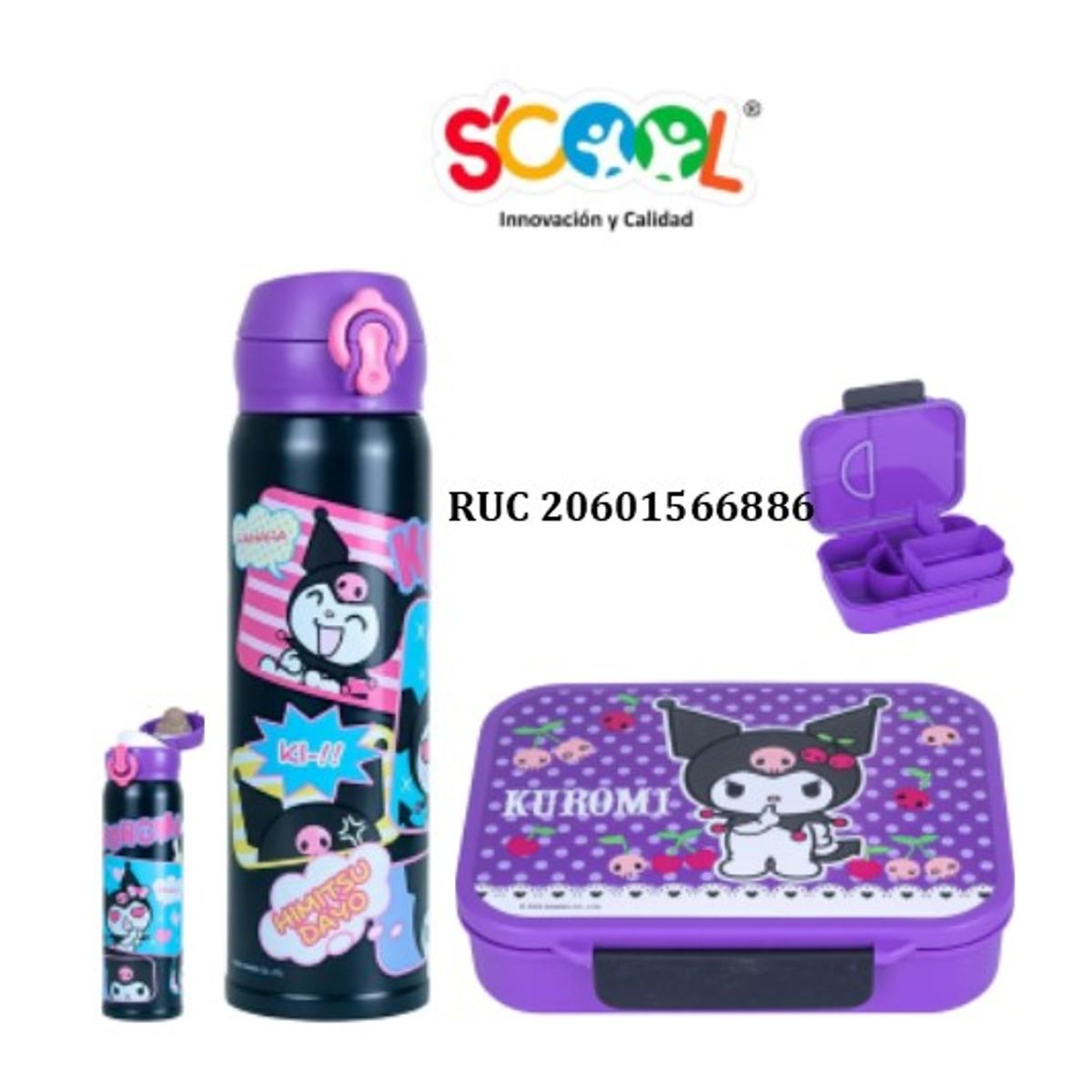 SCOOL - SET MENAJE SCOOL KUROMI