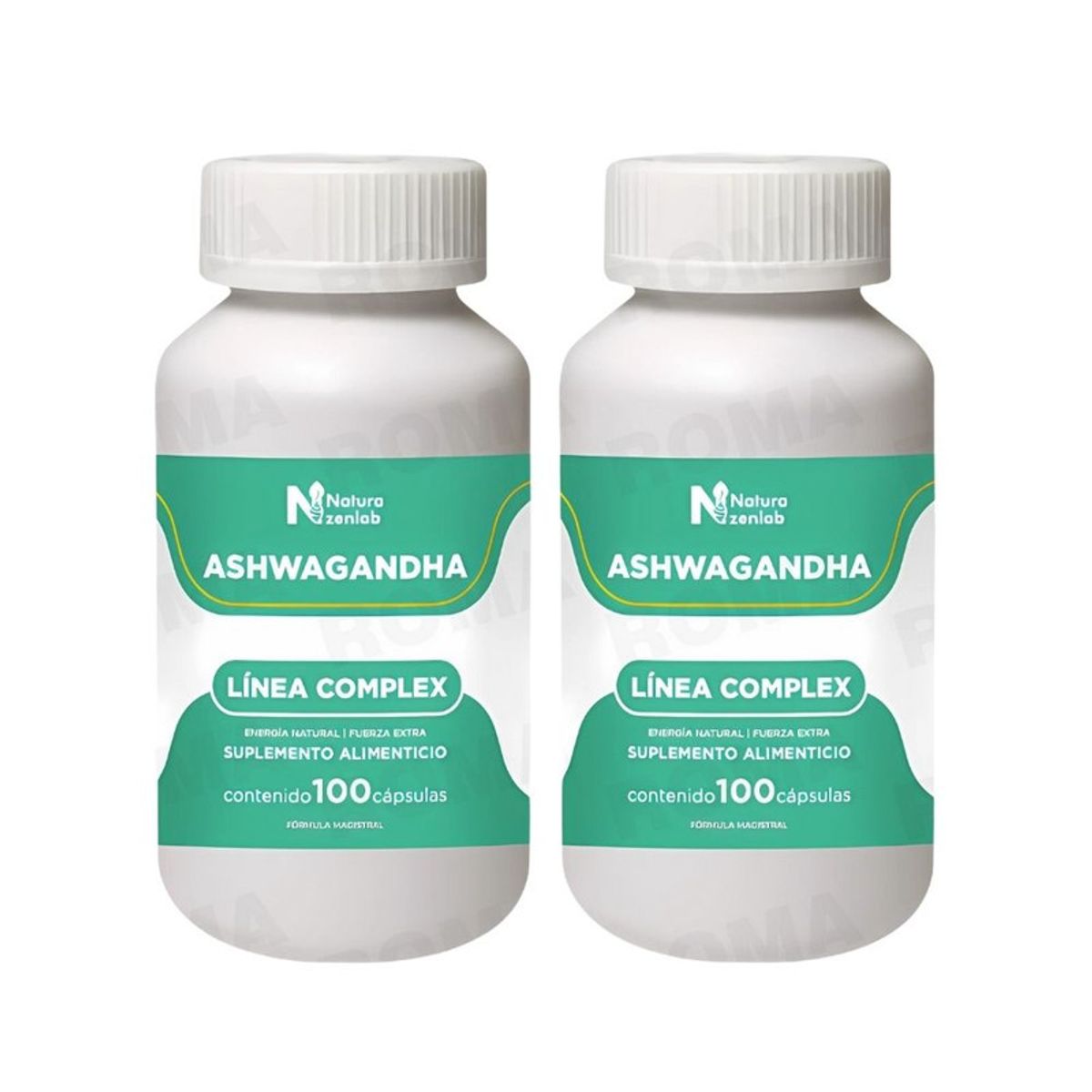 GENERICO - PACK 2 ASHWAGANDHA COMPLEX 600MG NATURA ZENLAB