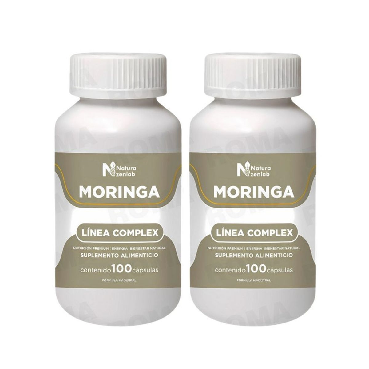 GENERICO - PACK 2 MORINGA COMPLEX 600MG NATURA ZENLAB