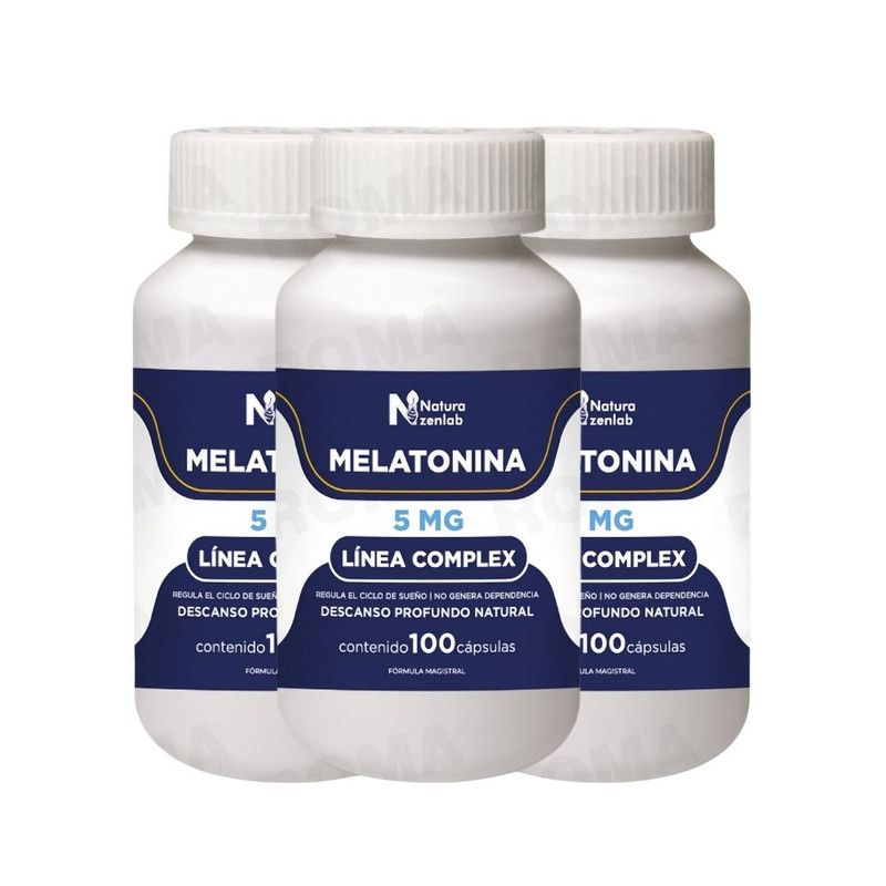 GENERICO - PACK 3 MELATONINA COMPLEX 5MG NATURA ZENLAB
