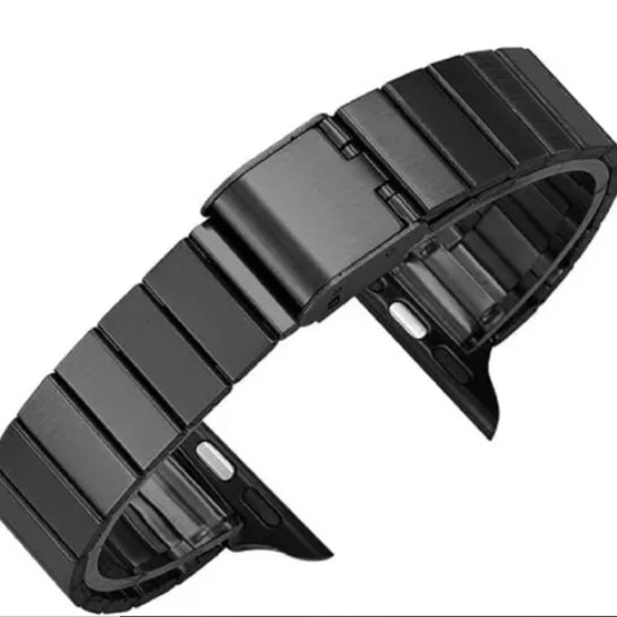 GENERICO - Correa Metálica Slim Para Apple Watch 45mm - Negro