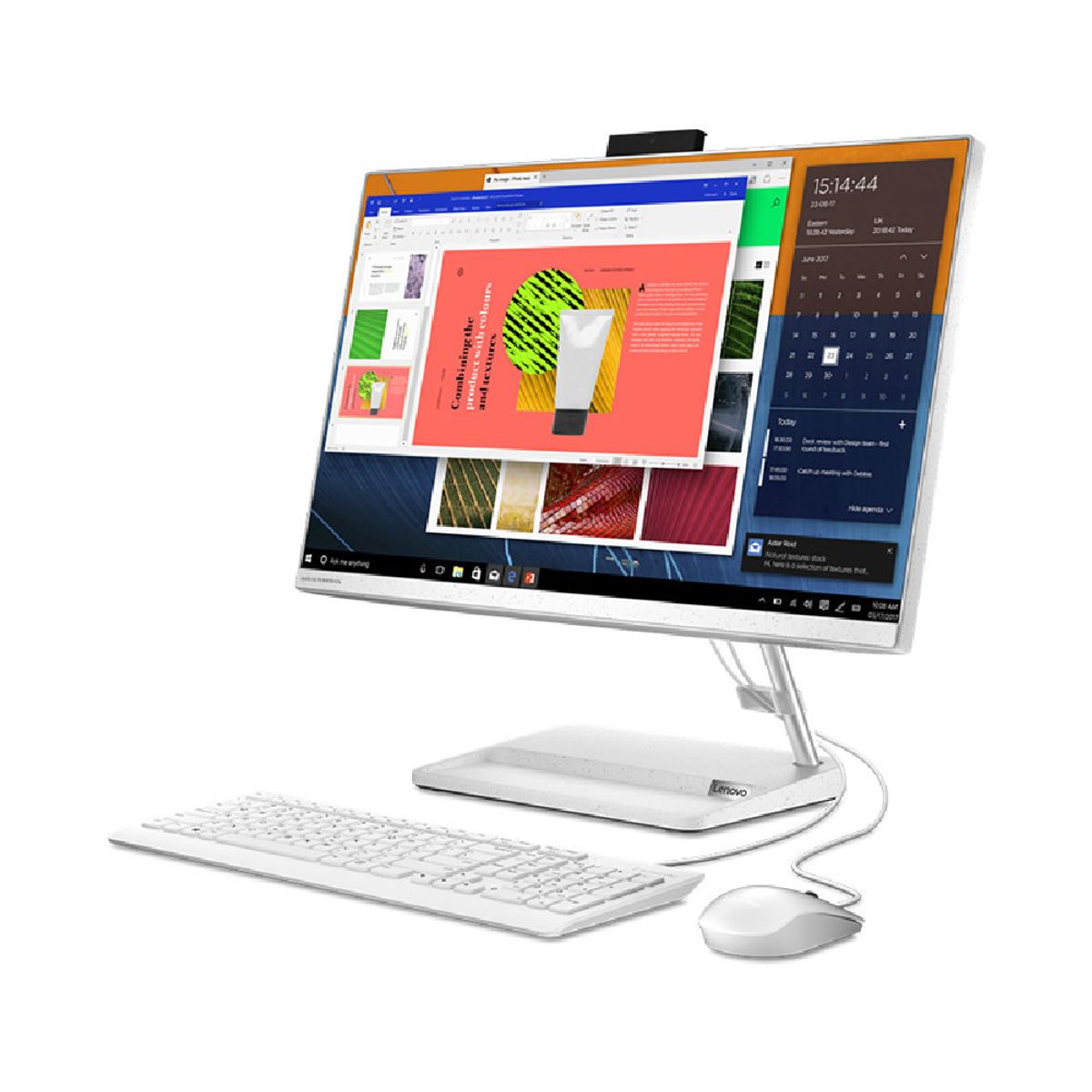 LENOVO - All in One Lenovo IdeaCentre 3 Ryzen 5 7430U 23.8" FHD IPS 8GB RAM 512GB SSD