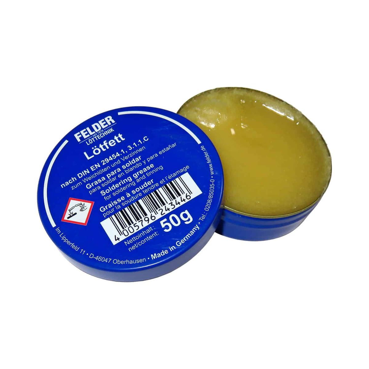 GENERICO - Pasta Para Soldar Lotfett Felder 50 Gr