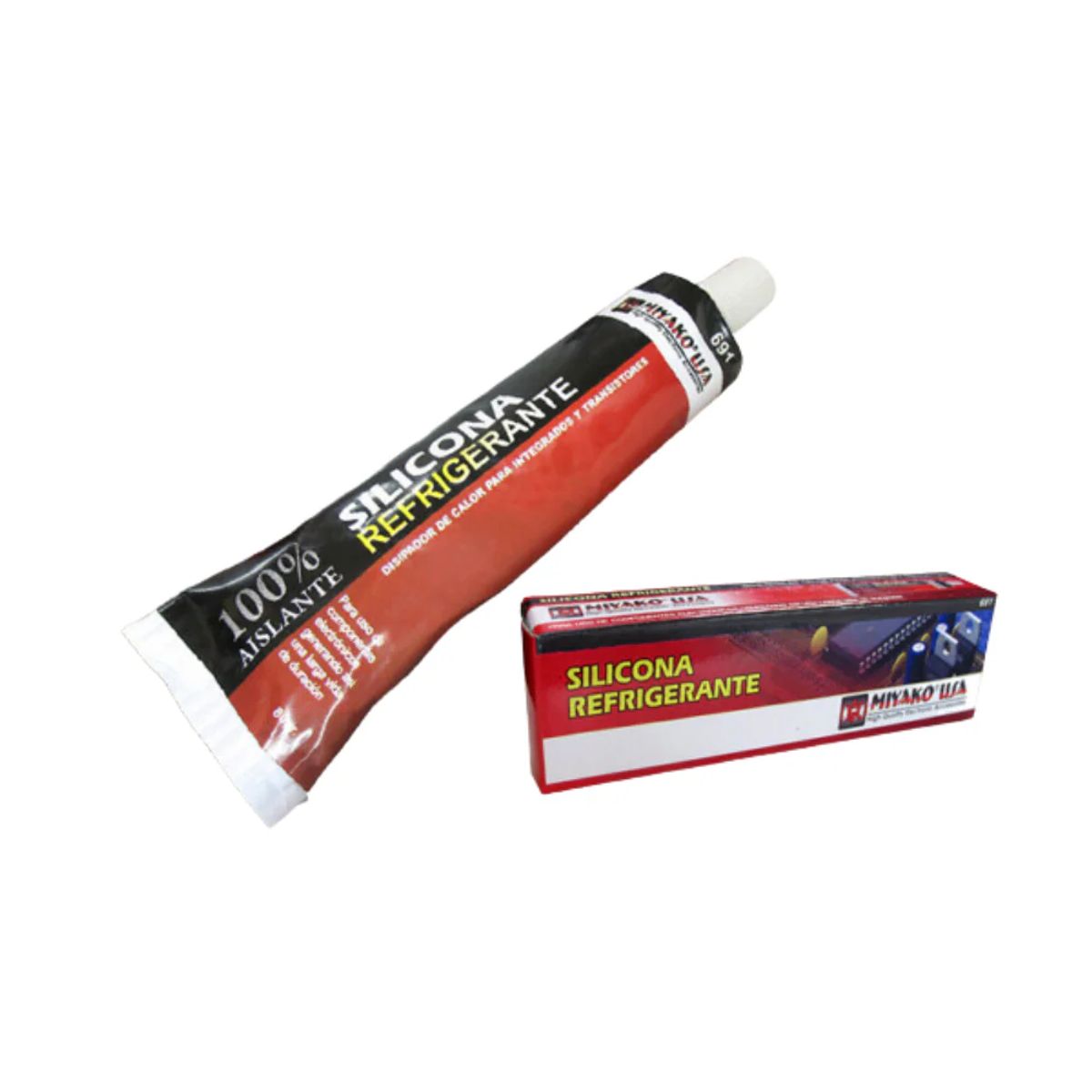 GENERICO - Pasta Térmica Para Procesadores  Silicona Refrigerante 691 Miyako USA