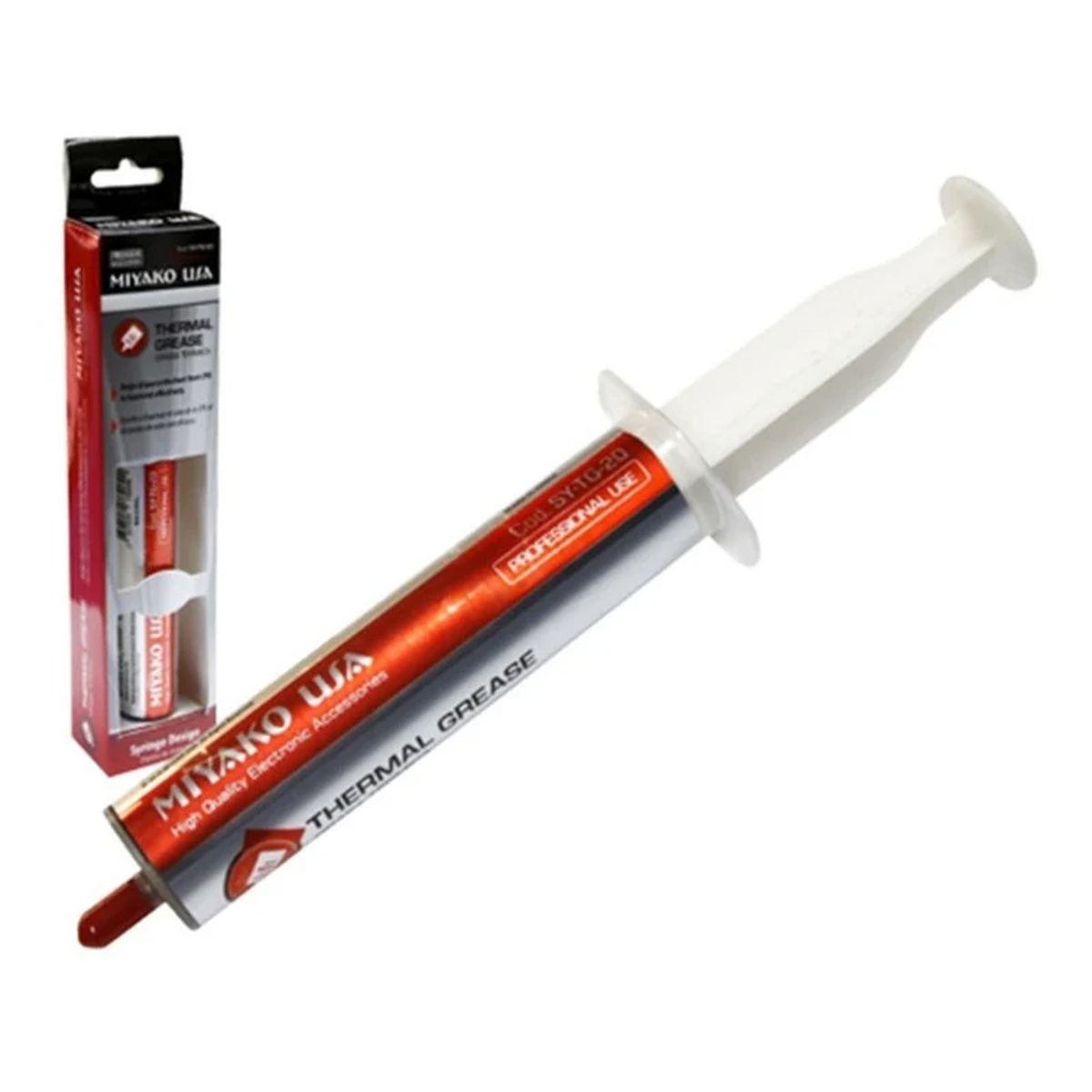 GENERICO - Pasta Térmica Miyako Gris Tipo Jeringa 20gr SY-TG