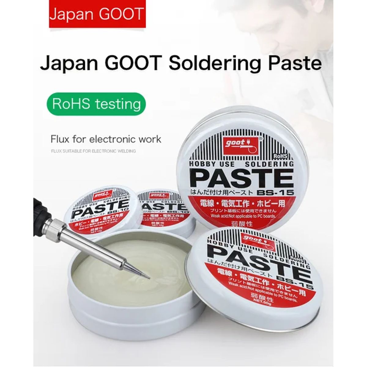 GOOT - Pasta Para Reballing Goot 50 G BS-15