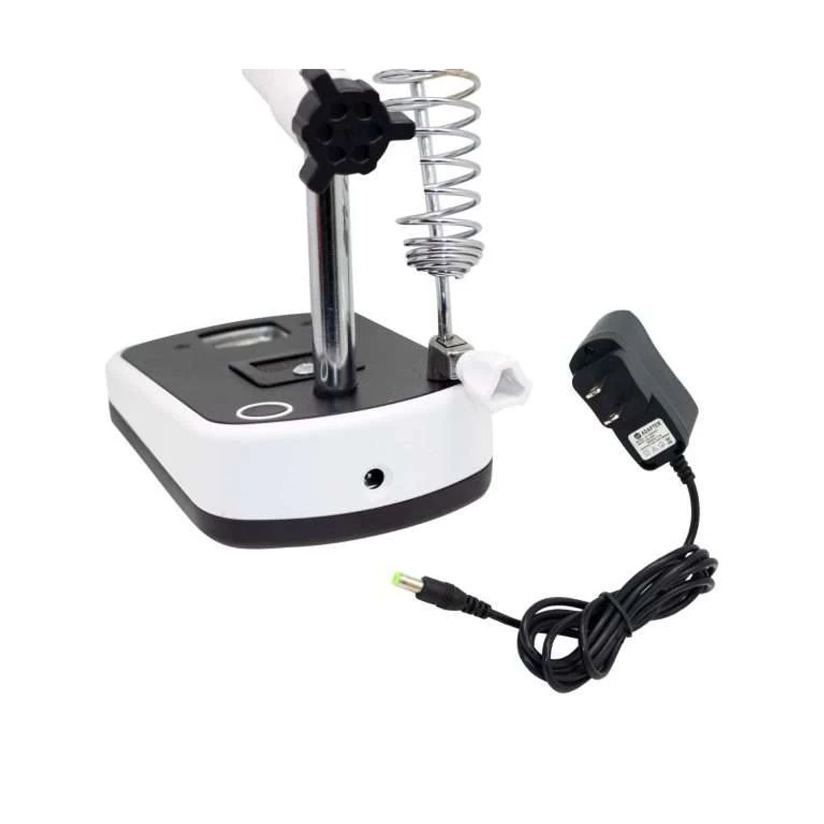 TAKEMA - Soporte para Cautín con Lupa Luz LED y Pinzas EDI-16090C