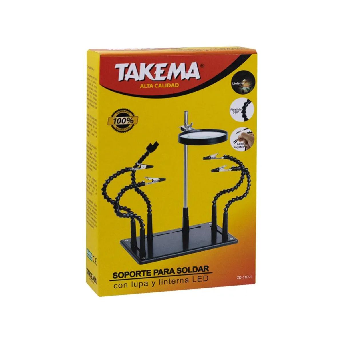 TAKEMA - SOPORTE PARA SOLDAR CON LUPA TAKEMA ZD-11P-1
