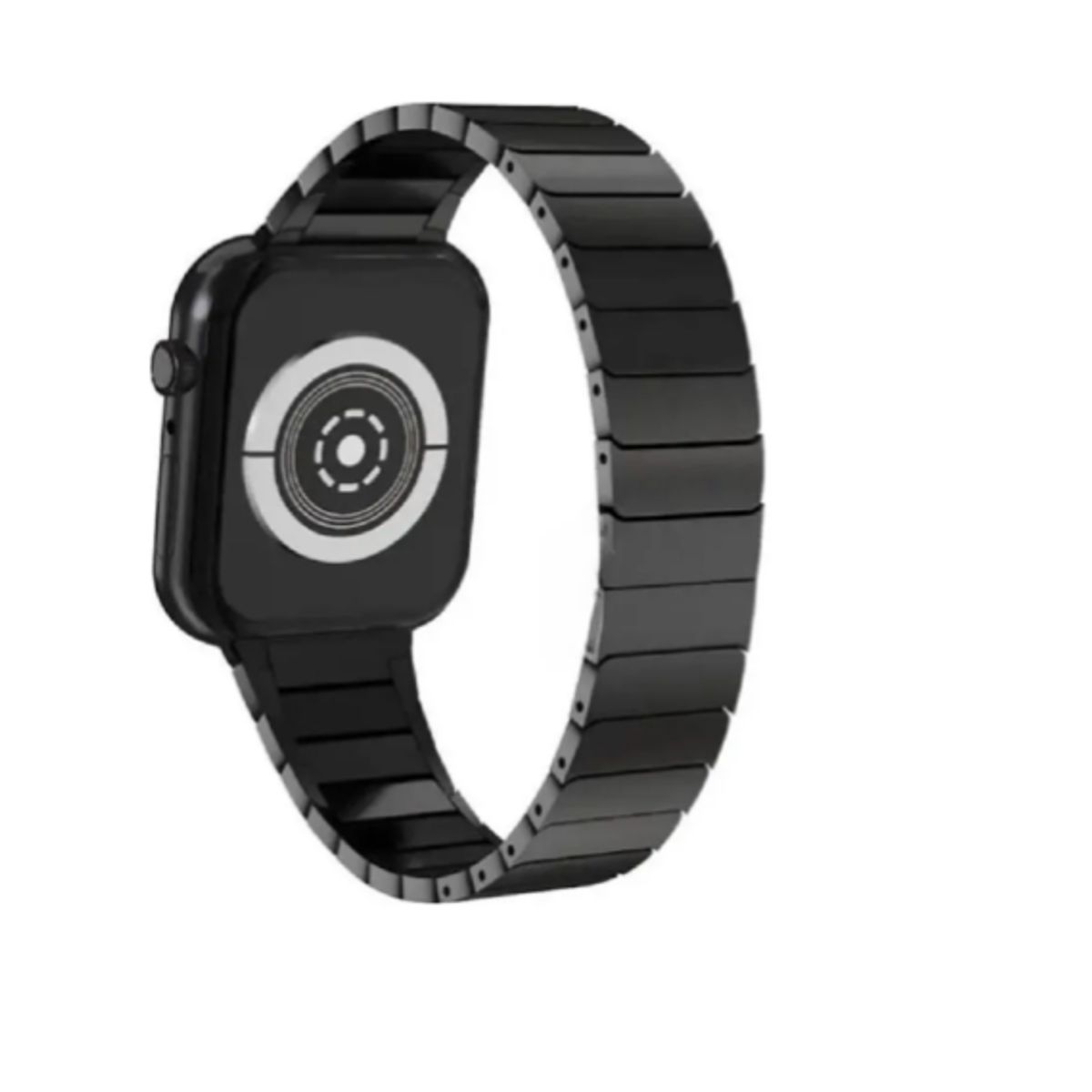 GENERICO - Correa Metálica Slim Para Apple Watch 49mm - Negro