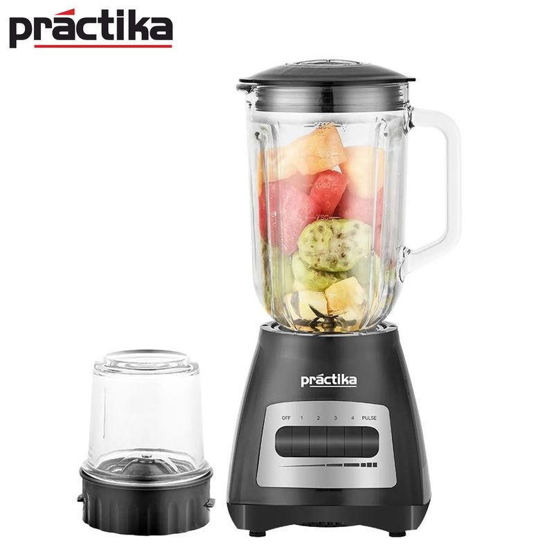 PRACTIKA - Licuadora 1.5L con 4 Velocidades + Pulsador BLW-450 Practika