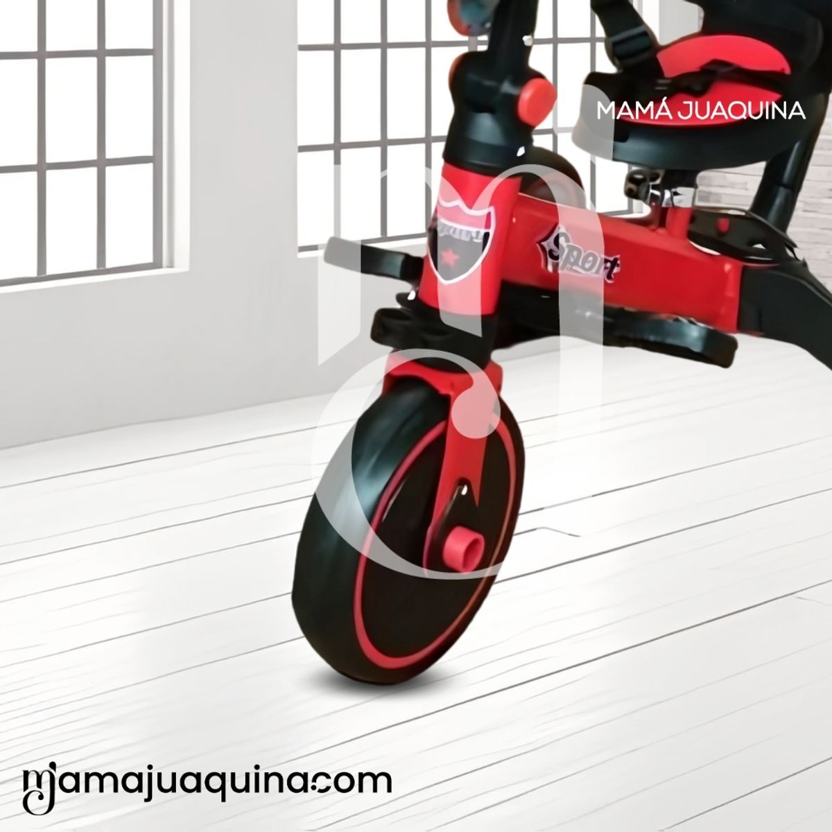 BABY - Triciclo Guiador para Niños «NODIN» de Lujo Red