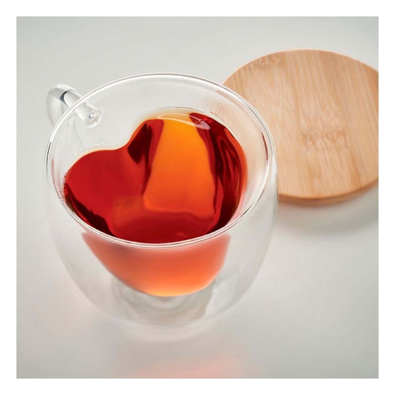 GENERICO - Taza de Amor para Disfrutar Infusiones Y+Ligas de Regalo