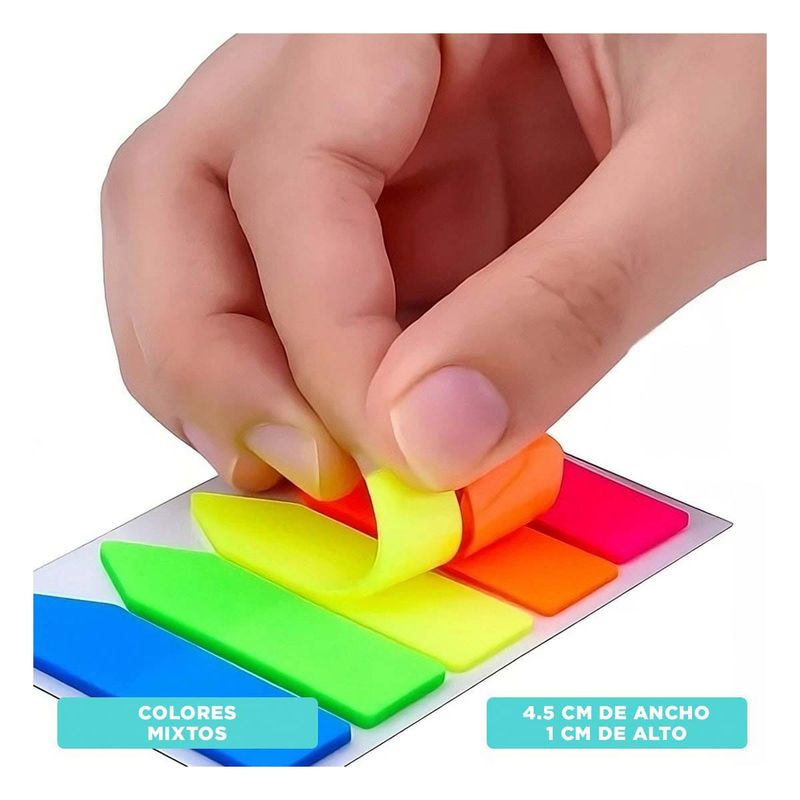 GENERICO - Tazon Hondo para Sopas Transparente Y+Post-it Adhesivos