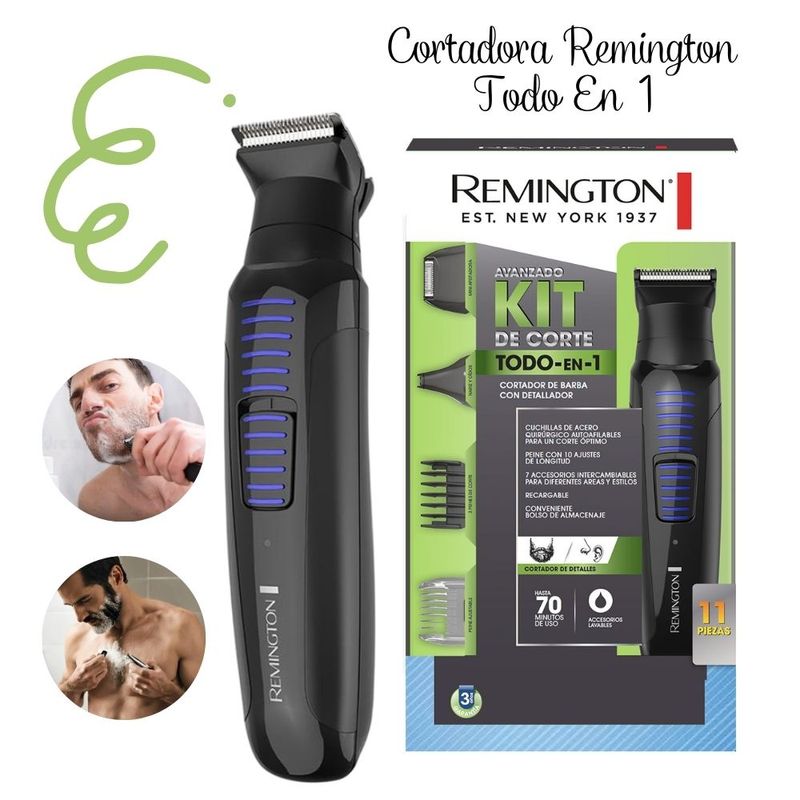 REMINGTON - Kit Cortadora Personal Inalambrica Remington PG6125