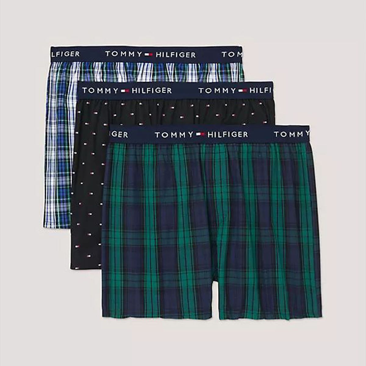 TOMMY HILFIGER - 3  PACK WOVEN BOXER TH