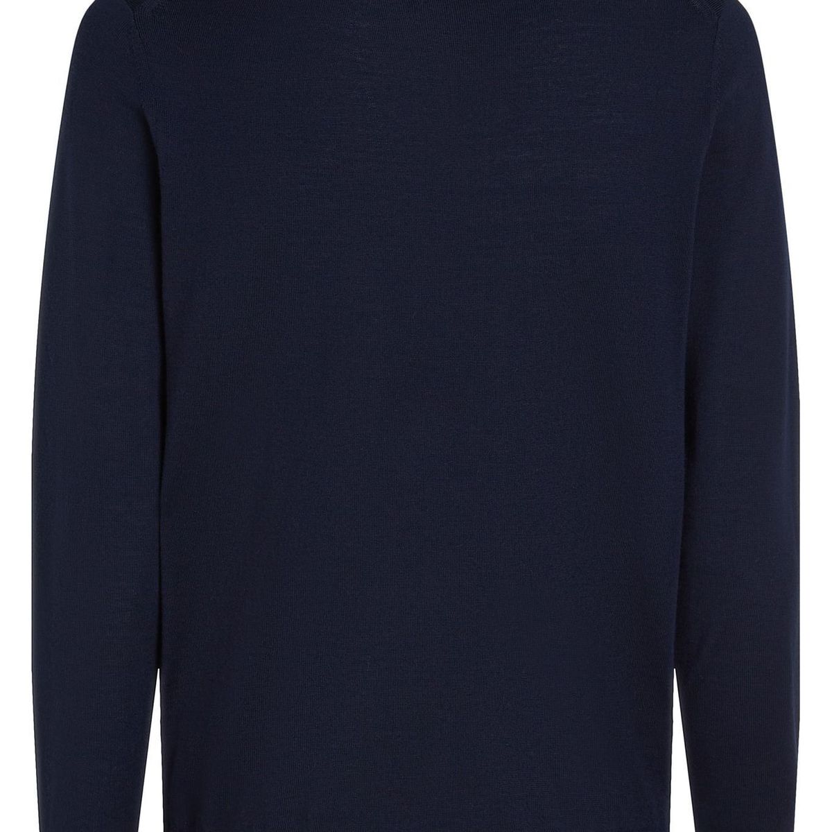 TOMMY HILFIGER - SWEATER DC FINE GAUGE MERINO ZIP MOCK