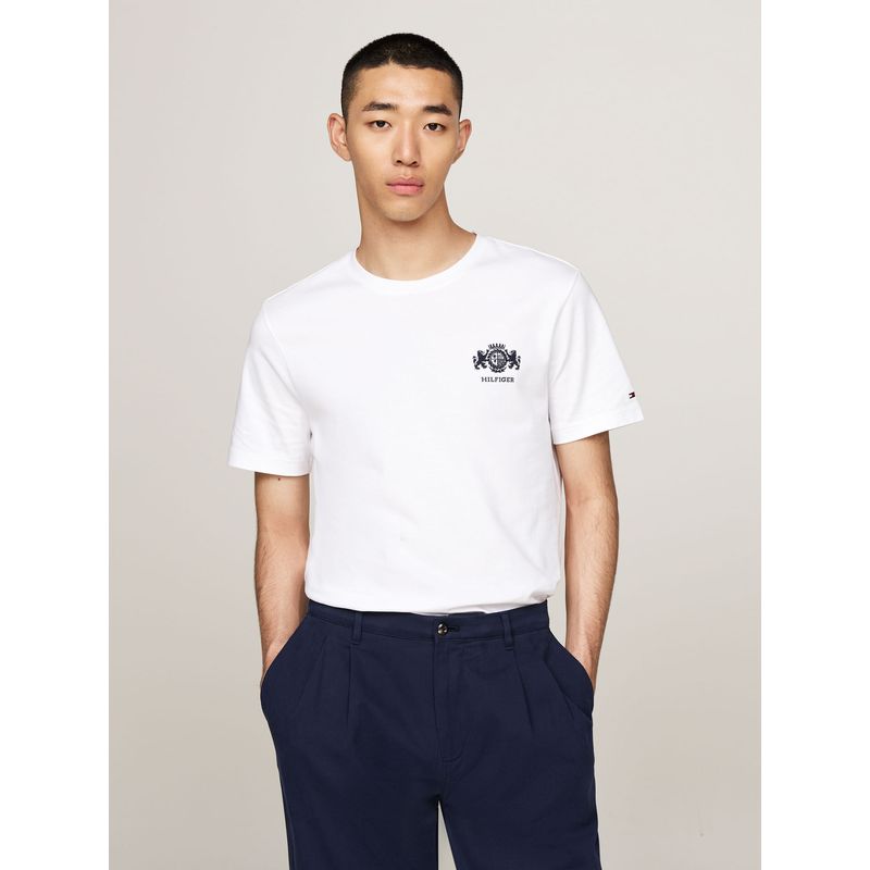 TOMMY HILFIGER - SMALL CREST EMBRO TEE