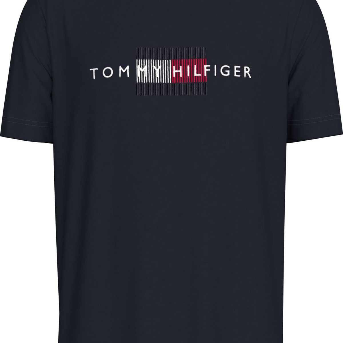 TOMMY HILFIGER - HILFIGER FLAG EMBRO TEE