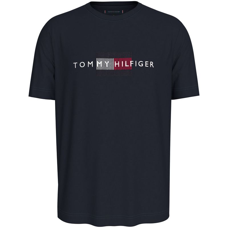 TOMMY HILFIGER - HILFIGER FLAG EMBRO TEE