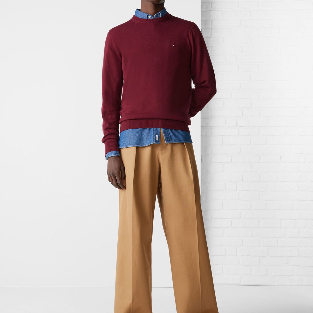 TOMMY HILFIGER - SWEATER PIMA ORG CTN CASHMERE CREW NECK