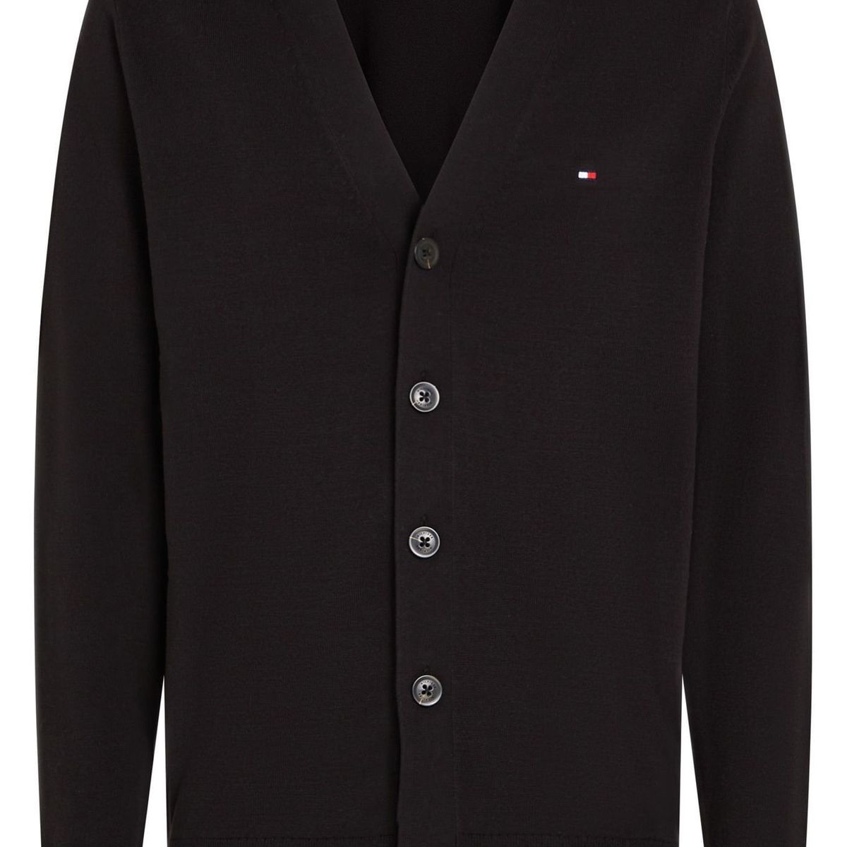 TOMMY HILFIGER - SWEATER ESSENTIAL COTTON CARDIGAN