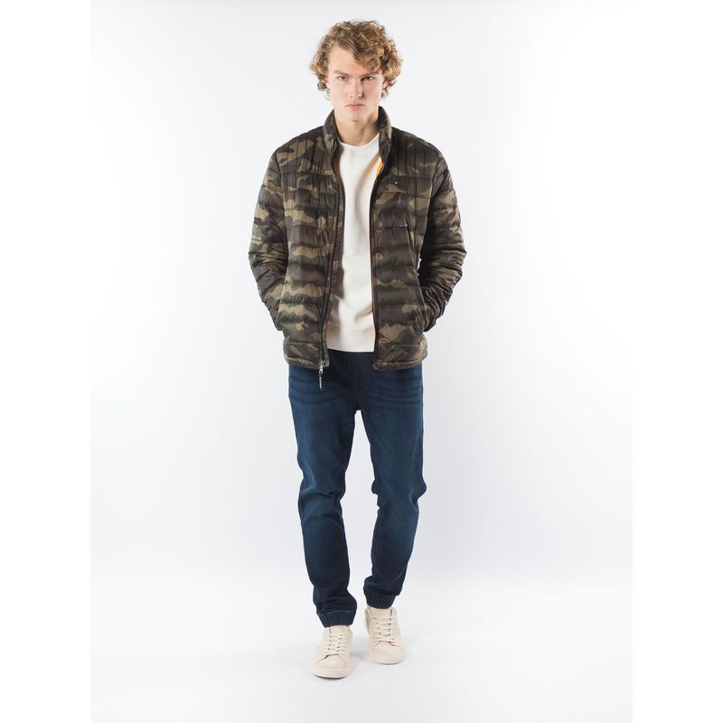 TOMMY HILFIGER - CASACA NYLON POLY FILLED LOGO PACKABL