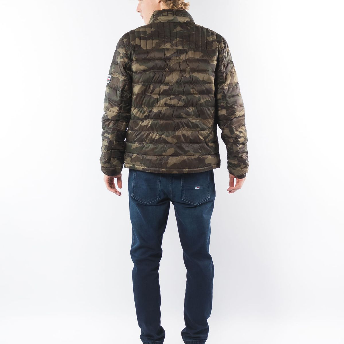 TOMMY HILFIGER - CASACA NYLON POLY FILLED LOGO PACKABL