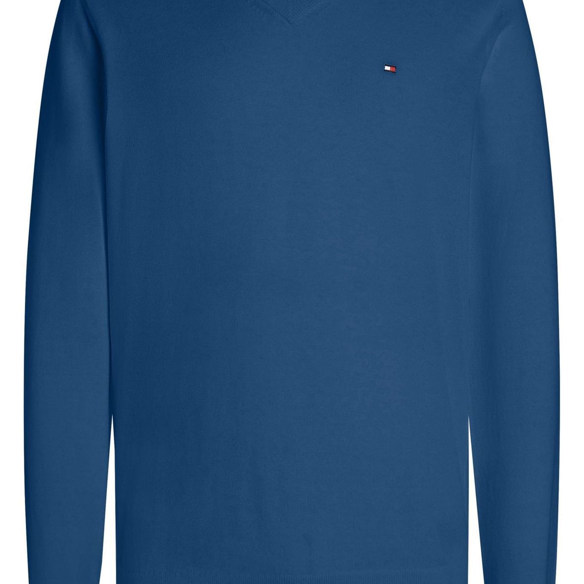 TOMMY HILFIGER - SWEATER PIMA ORG CTN CASHMERE V NECK