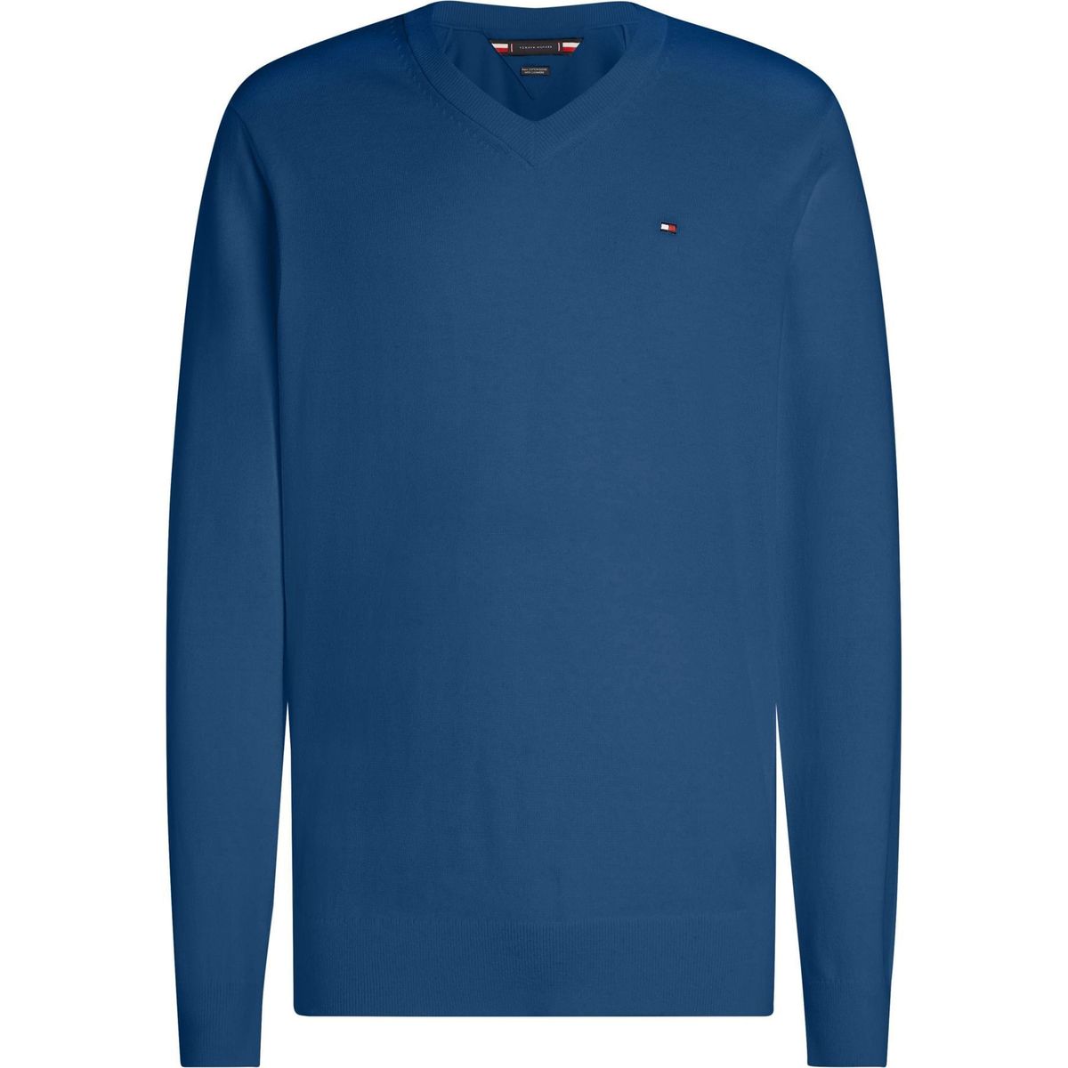 TOMMY HILFIGER - SWEATER PIMA ORG CTN CASHMERE V NECK
