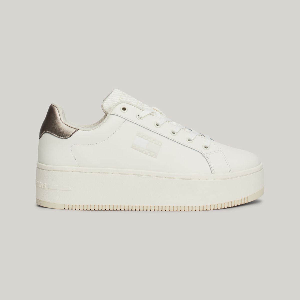 TOMMY HILFIGER - ZAPATILLAS HD TJW FLATFORM SNEAKER METALLIC TH