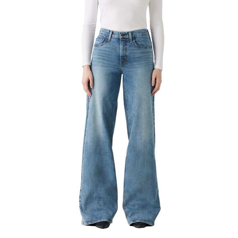 LEVIS - Jeans Mujer 728 Hr Wide Leg Celeste Levis