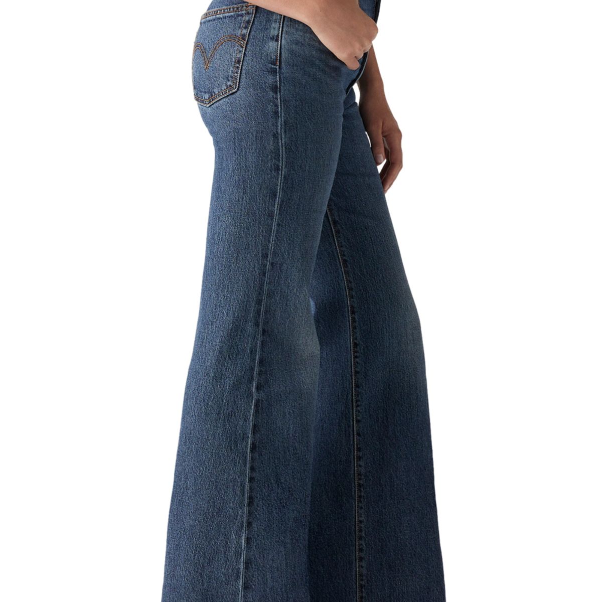 LEVIS - Jeans Mujer Ribcage Bells Azul Levis