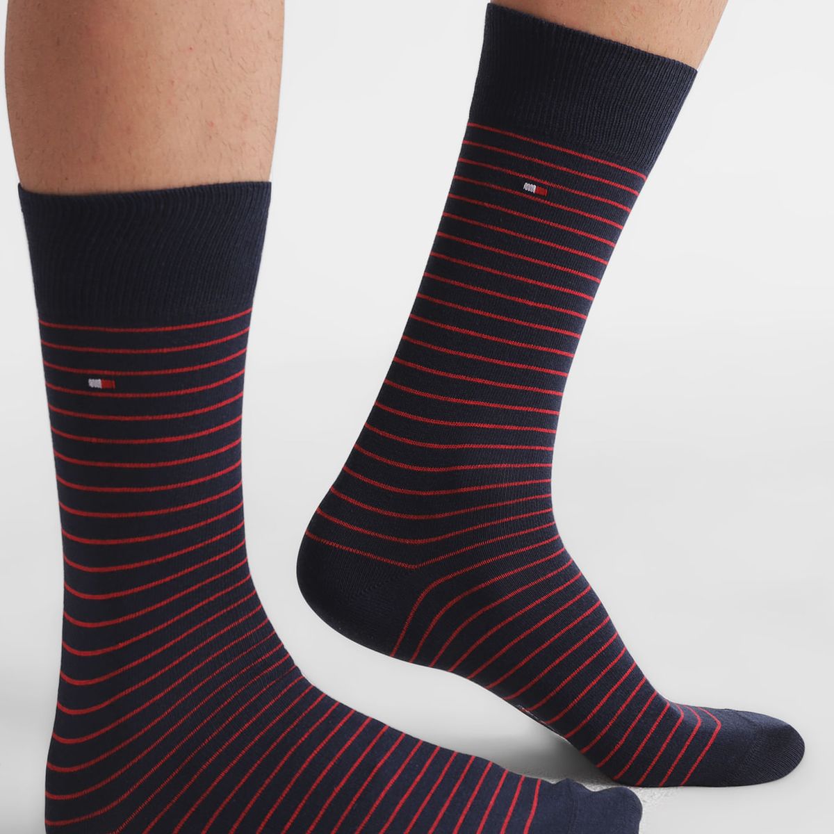 TOMMY HILFIGER - MEDIAS TH MEN SMALL STRIPE SOCK 2P