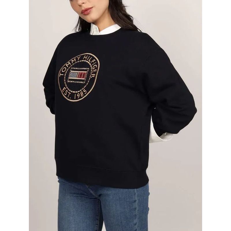 TOMMY HILFIGER - SWEATSHIRT REG NAUTICAL EMB C-NK SWEATSHI