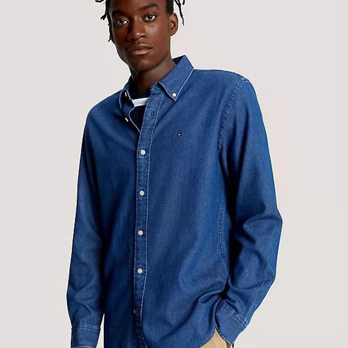 TOMMY HILFIGER - CAMISA M LIGHT DENIM SHIRT