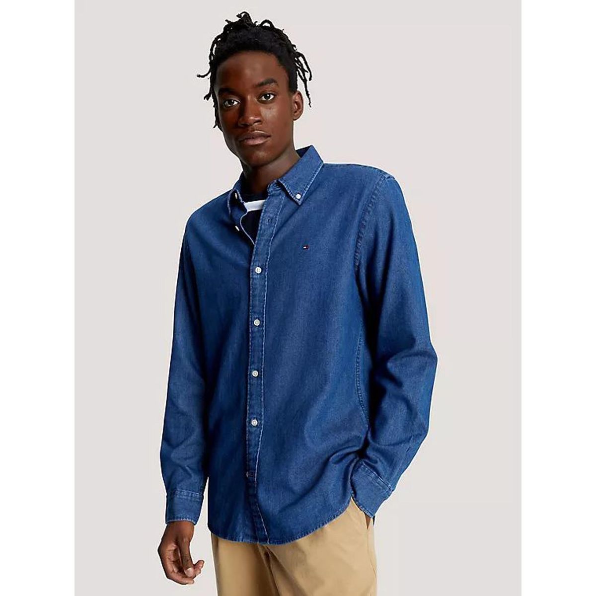TOMMY HILFIGER - CAMISA M LIGHT DENIM SHIRT