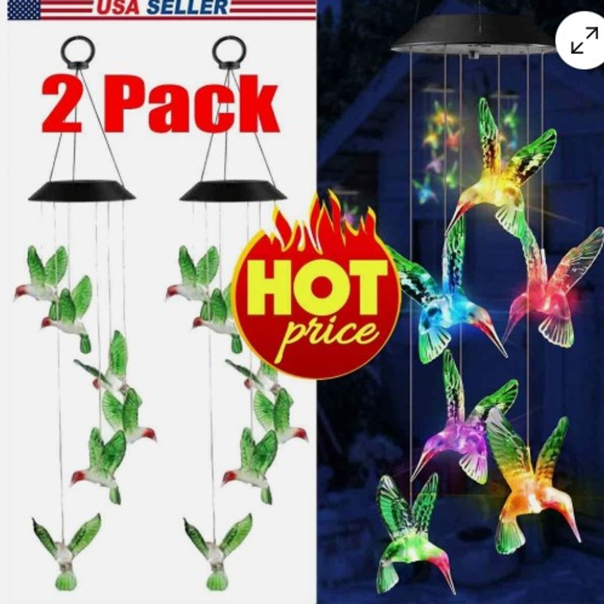 GENERICO - Colibri solar colores tendencia 2025