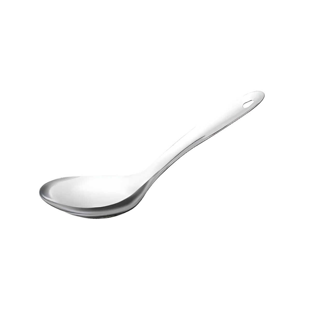 GENERICO - Pack2 Cucharon Semi Hondo Acero Inoxidable Versatil Plateado