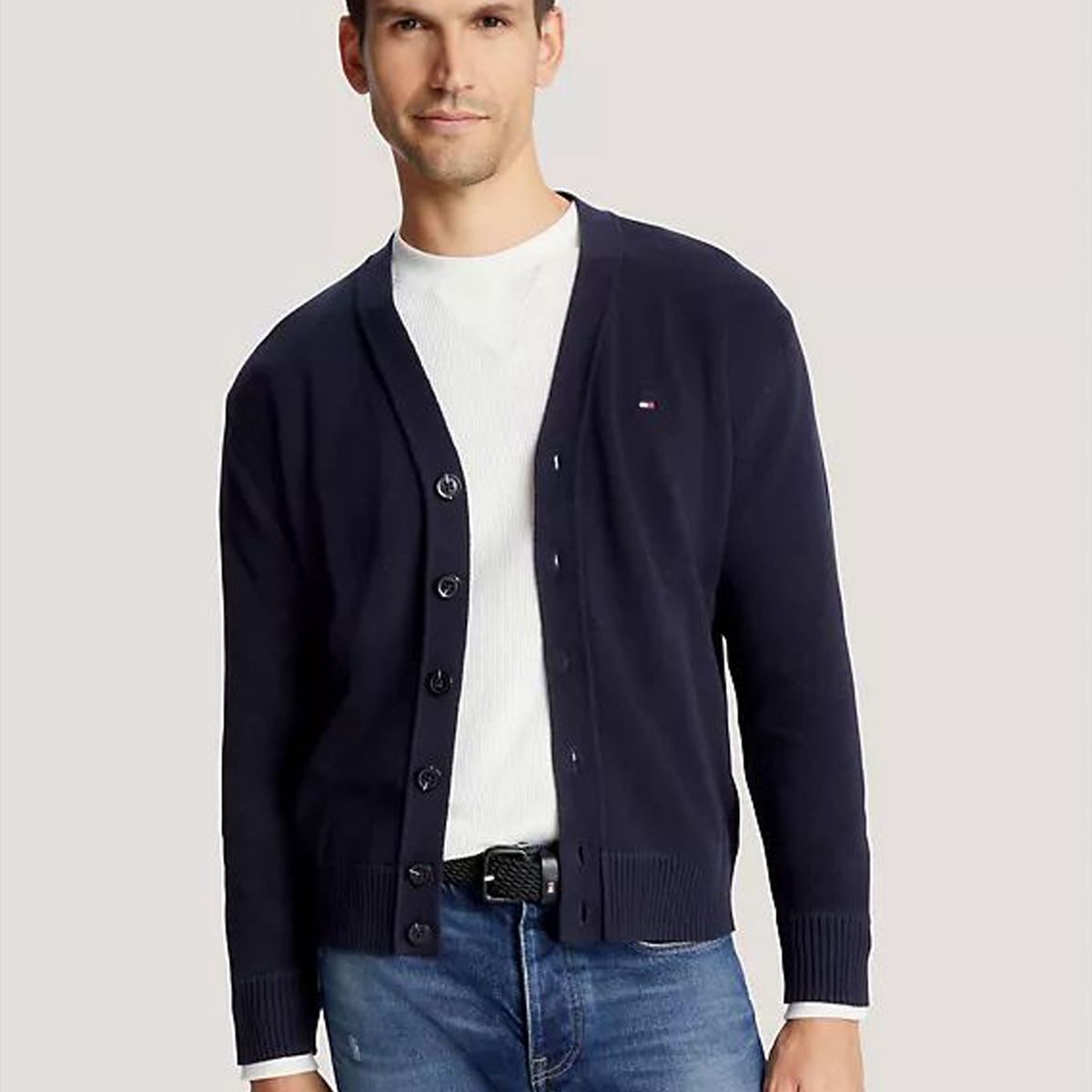 TOMMY HILFIGER - SWEATER M JERSEY CARDIGAN