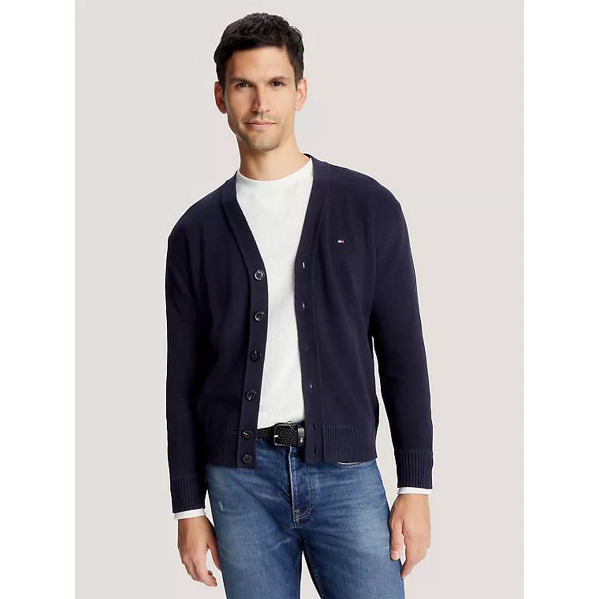 TOMMY HILFIGER - SWEATER M JERSEY CARDIGAN