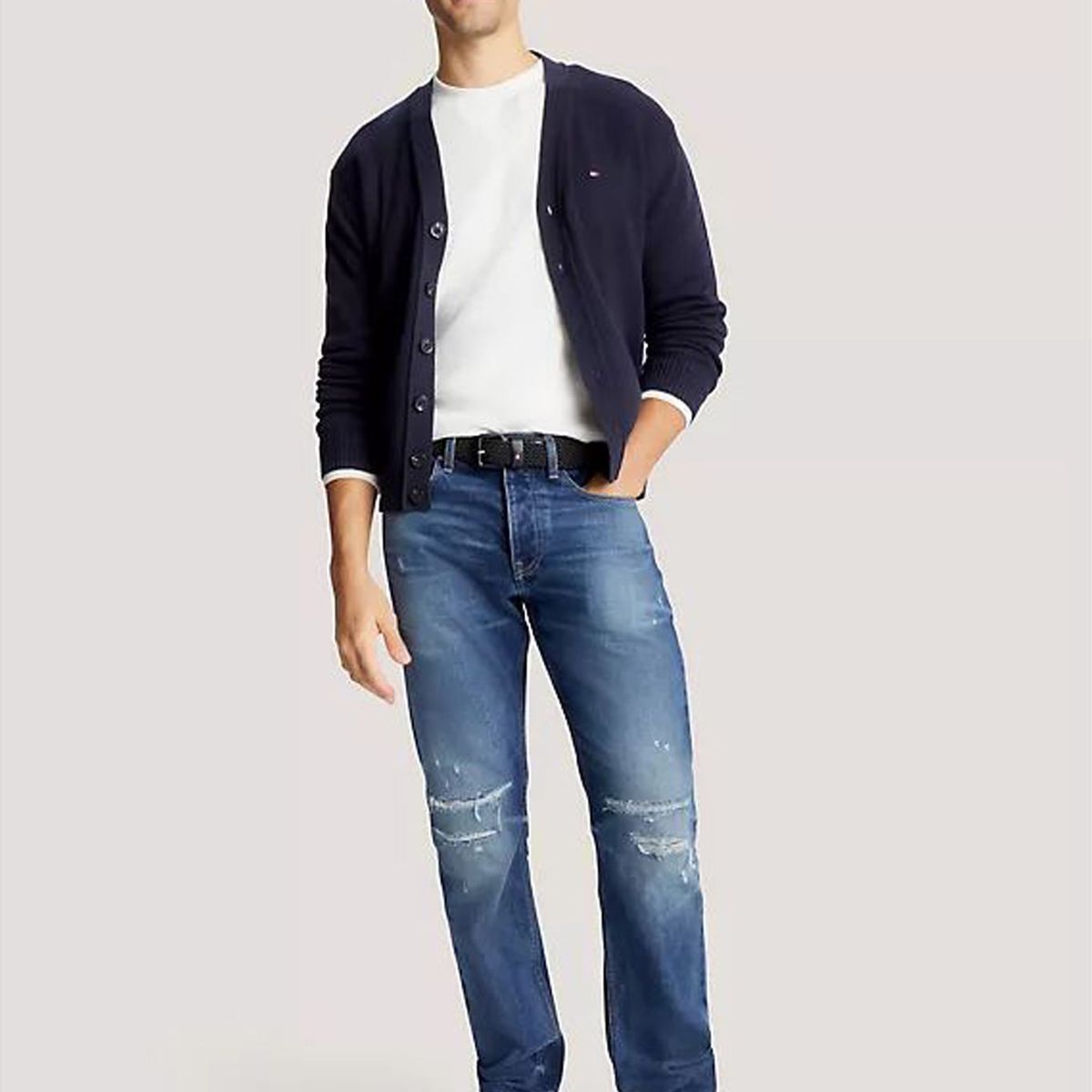 TOMMY HILFIGER - SWEATER M JERSEY CARDIGAN