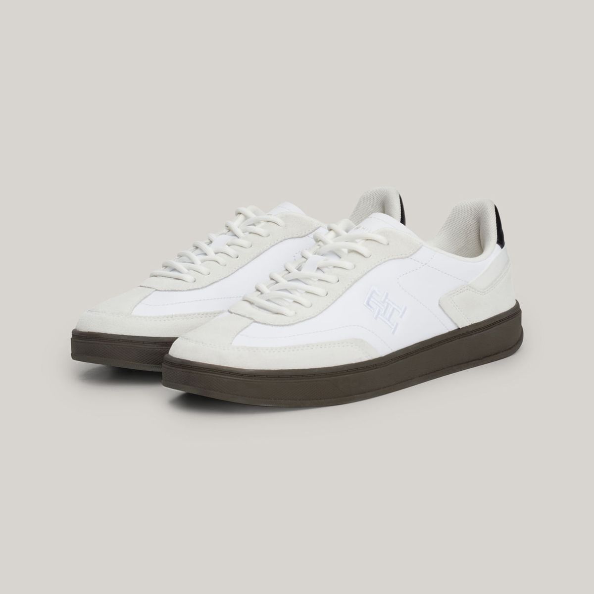 TOMMY HILFIGER - ZAPATILLAS TH HERITAGE COURT SNEAKER LTHR TH