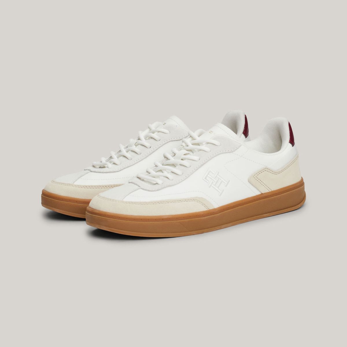 TOMMY HILFIGER - ZAPATILLAS TH HERITAGE COURT SNEAKER LTHR