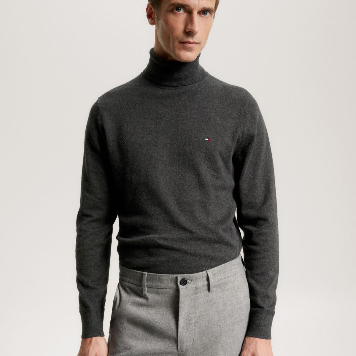 TOMMY HILFIGER - SWEATER PIMA ORG CTN CASHMERE ROLL N