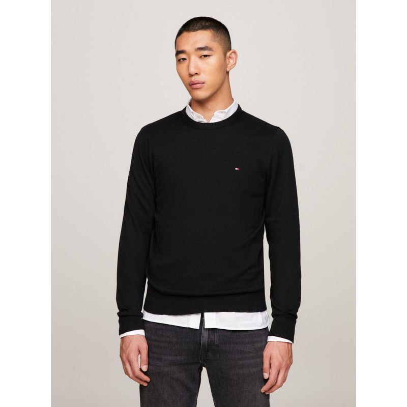 TOMMY HILFIGER - SWEATER PIMA ORG CTN CASHMERE CREW NECK