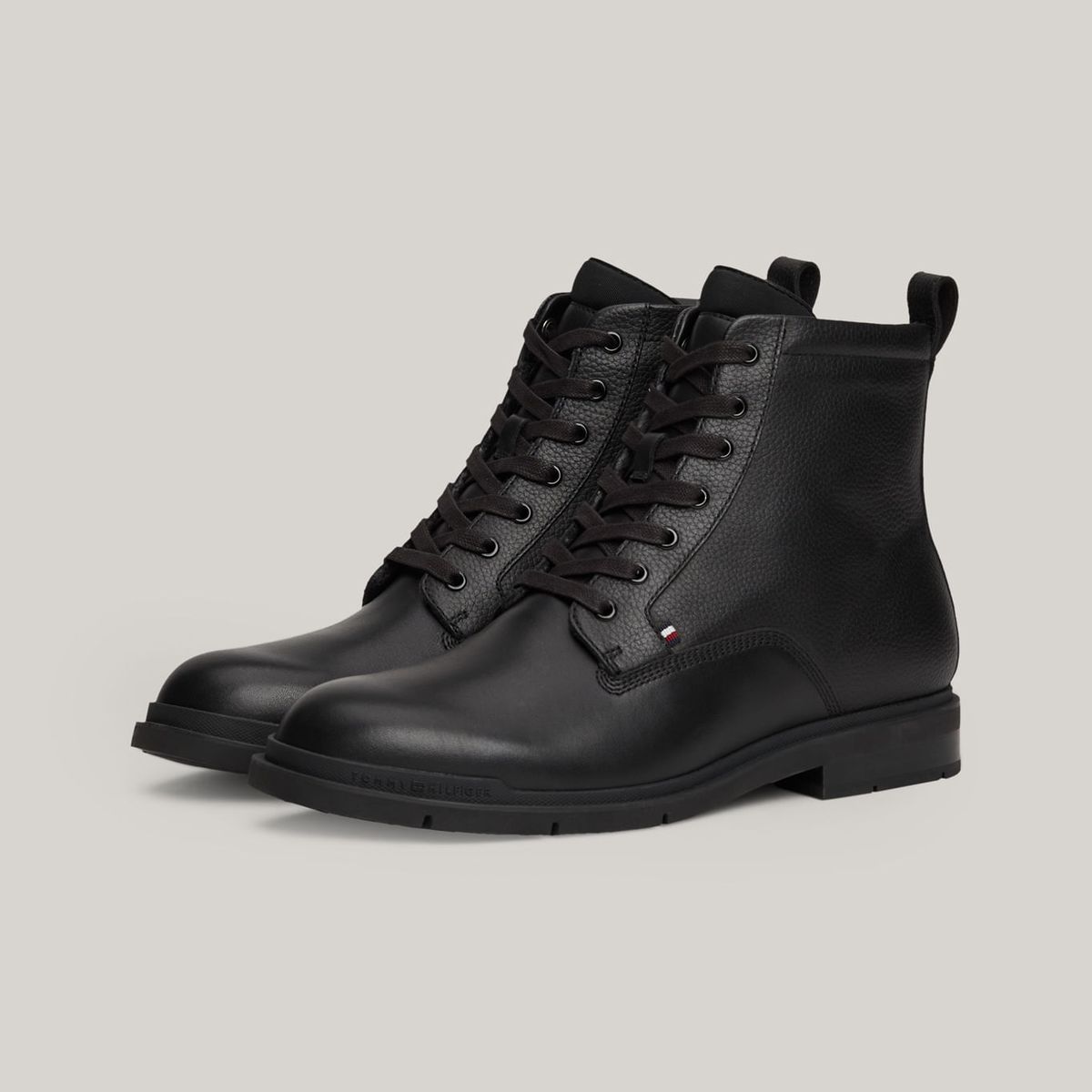 TOMMY HILFIGER - FLEXIBLE HILFIGER LTH ZIP BOOT