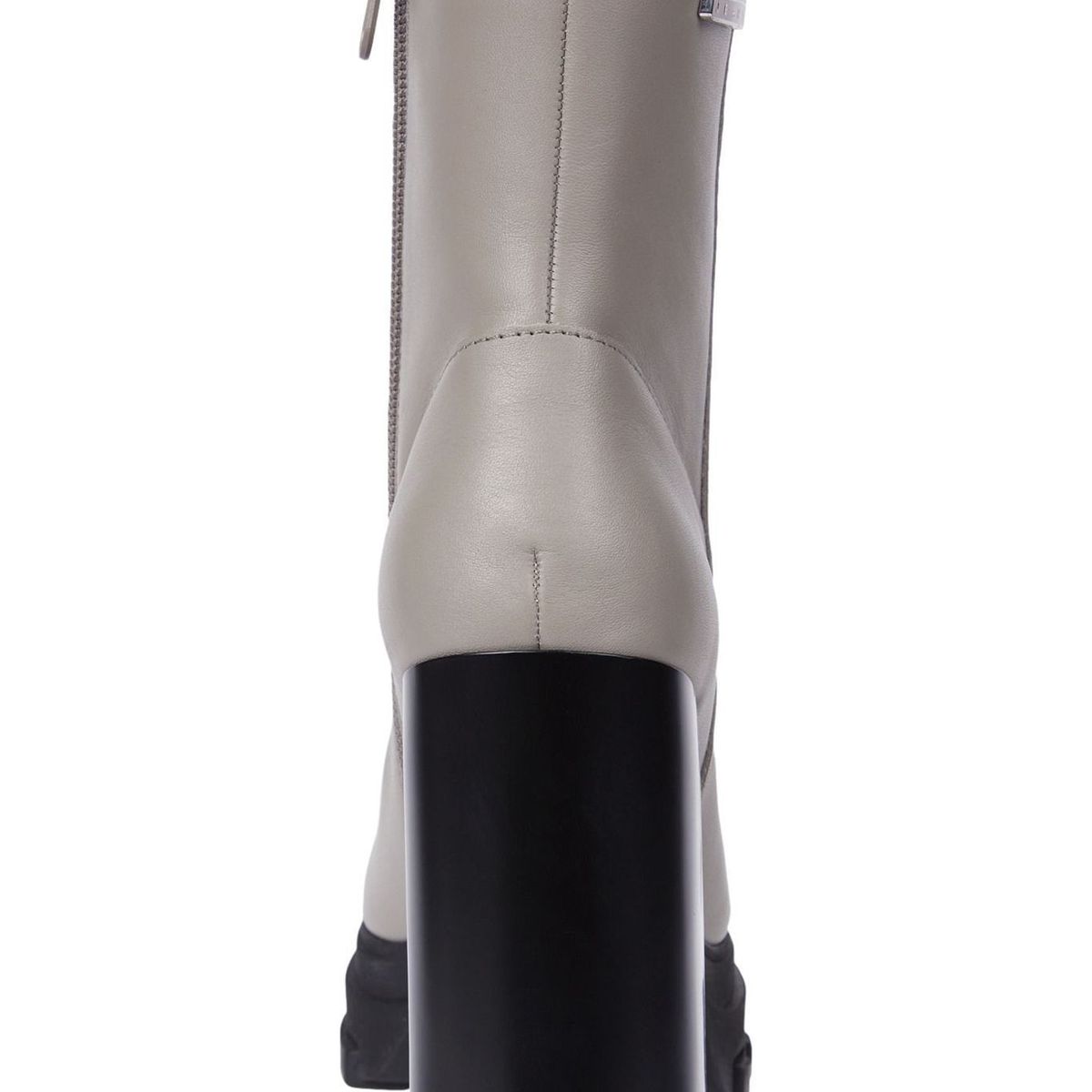 TOMMY HILFIGER - Botas de media caña con tacón alto y ancho