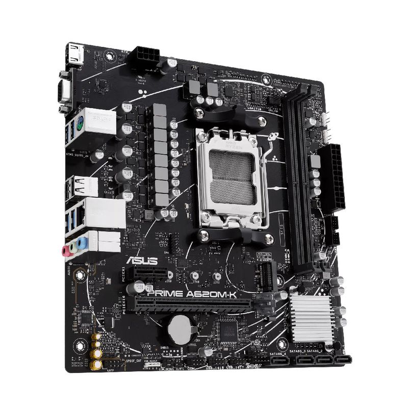 ASUS - Placa Madre Asus AMD Prime A620M-K CSM PCIe DDR5 AM5