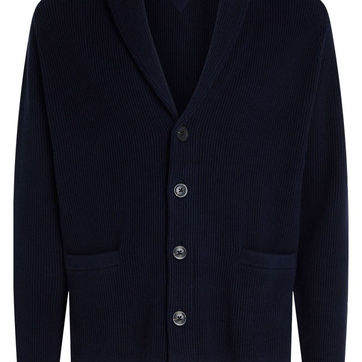 TOMMY HILFIGER - SWEATER RIB SHAWL COLLAR CARDI
