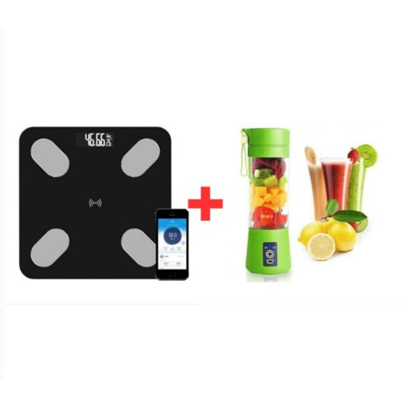 SMA - Balanza bluetooth inteligente peso corporal bascula smart scale